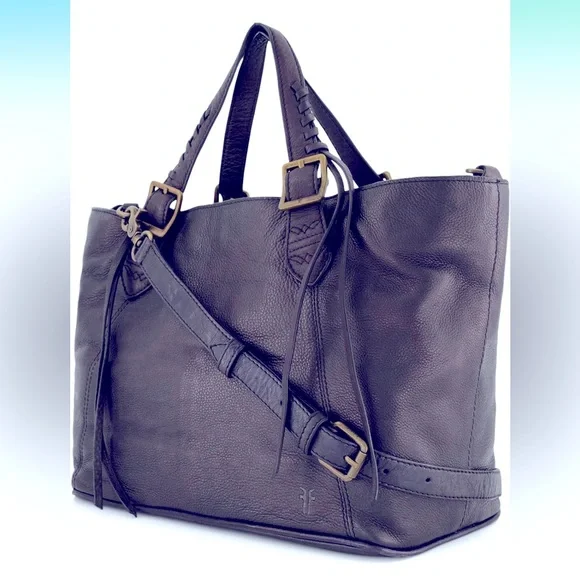 🔥❤️Caelan Frye black leather satchel! 🔥❤️ Frye purse crossbody bag - Picture 6 of 9